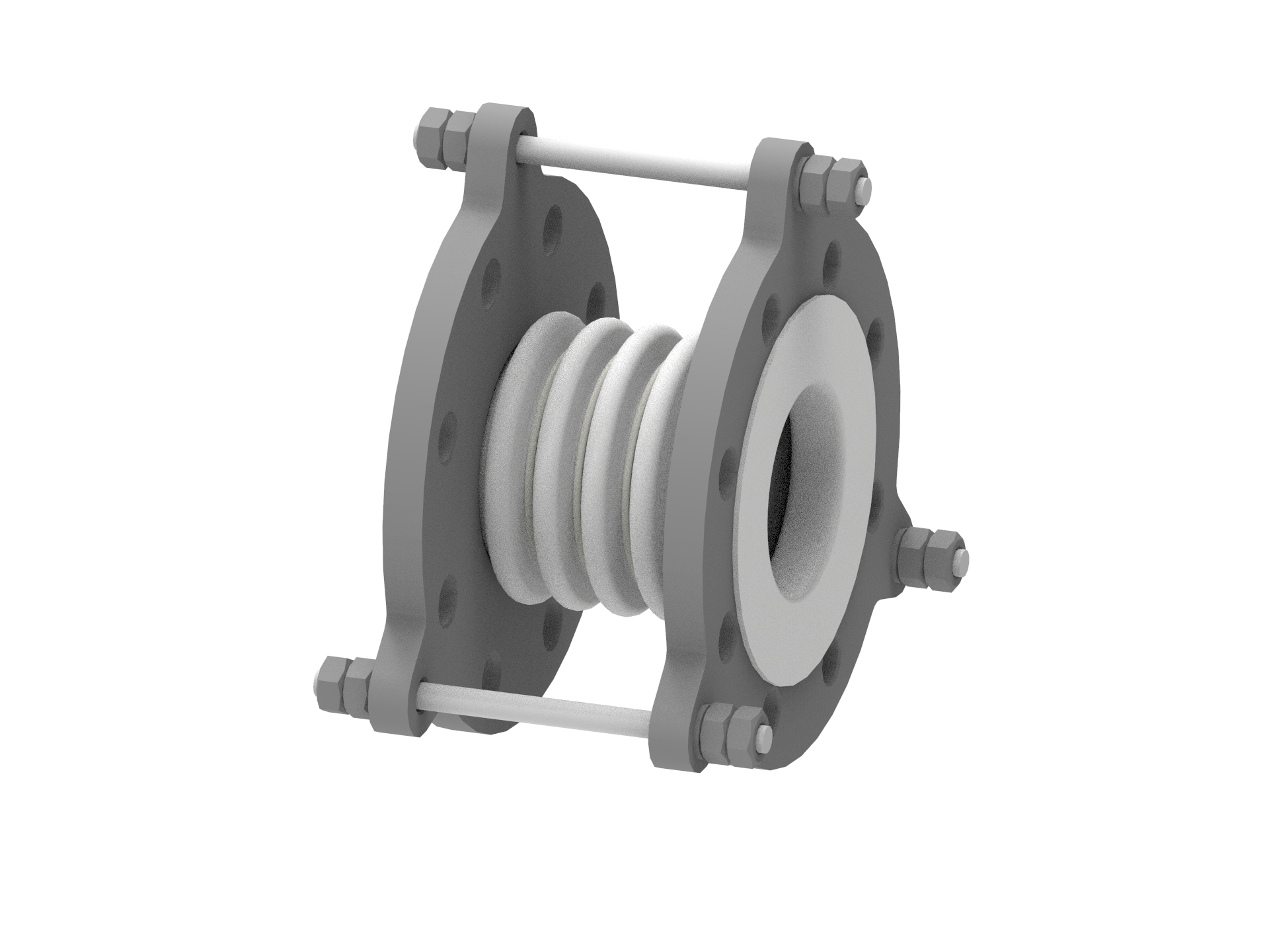 PTFE-Kompensatoren 3-wellig
